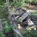 Bergwerk Dorénaz, Umlenkrad der Seilbahn, Foto: Roger Widmer (2011)