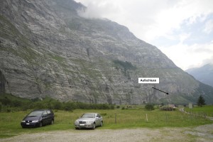 Blegioolith-Aufschluss im Urbachtal.